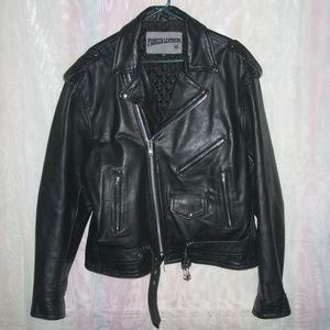 Pioneer Leather Biker Jacket Men's Size 48